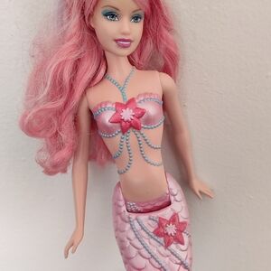 Barbie Pink Mermaid Doll Vintage